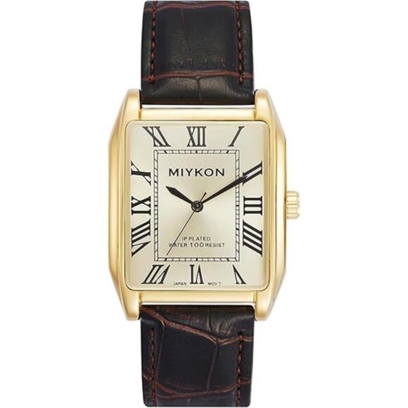 Vintage Watches for Men – Classic Tank Square Analog Watch main image 6